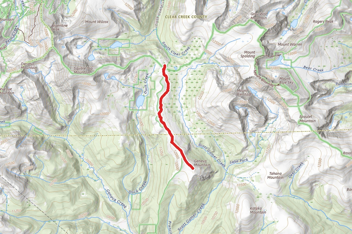 Geneva Mountain via Guanella Pass Road