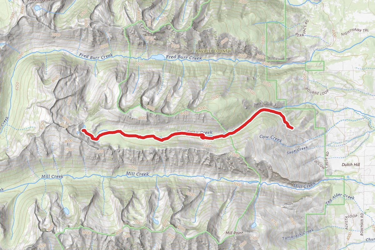 Sheafman Creek Trail