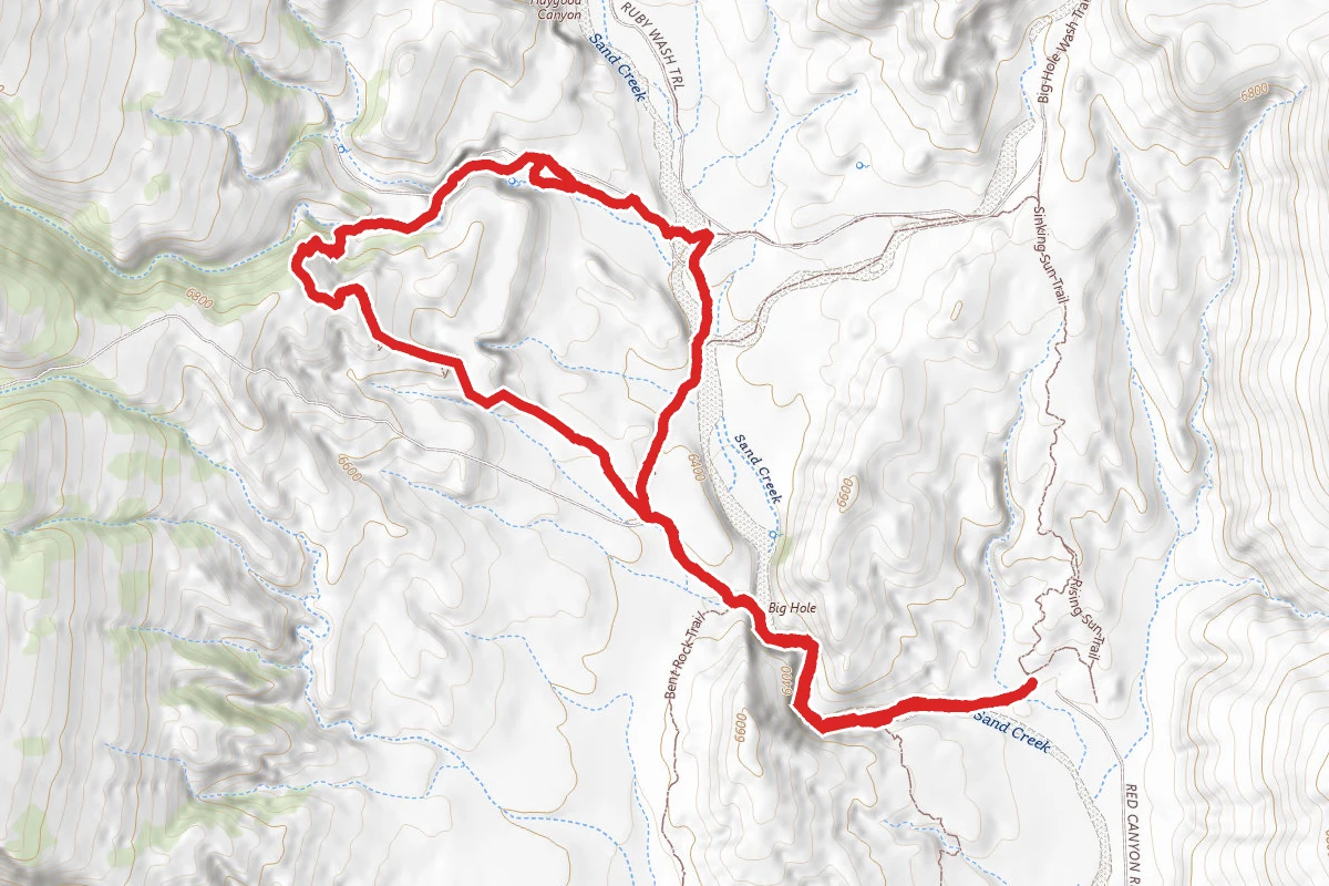 K-Lynn Cameron and Ruby Wash Loop Trail
