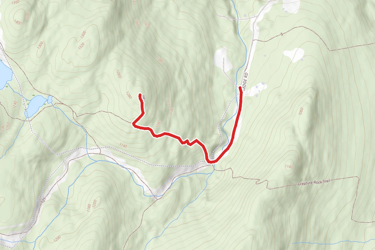 Lake Summit via Ledge Road