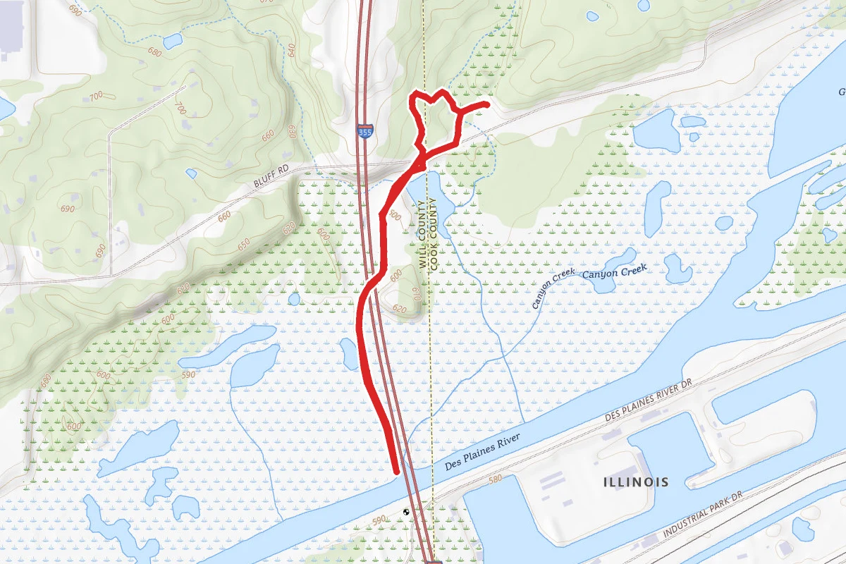 Black Partridge Woods Nature Preserve Trail