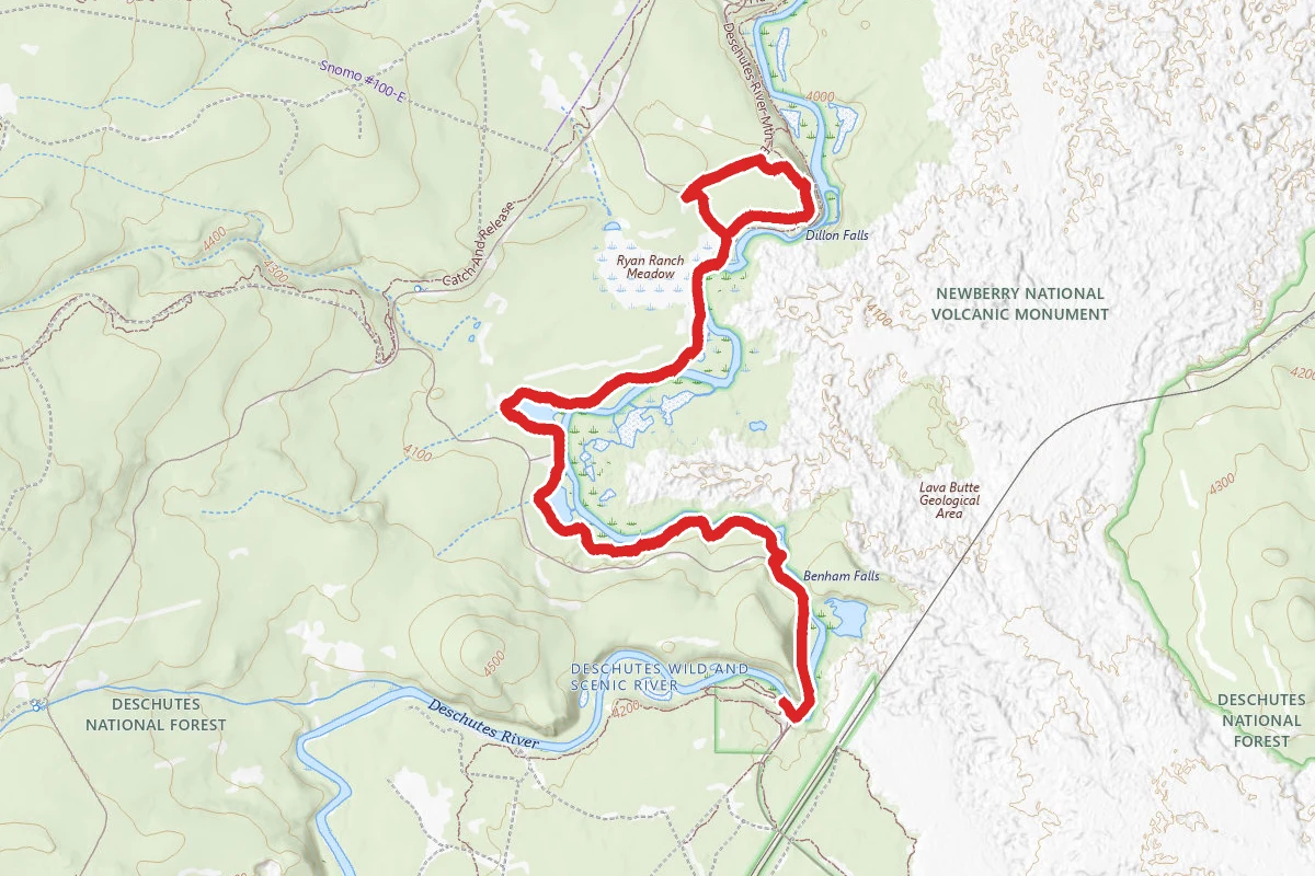 Benham Falls Campground to Dillon Falls