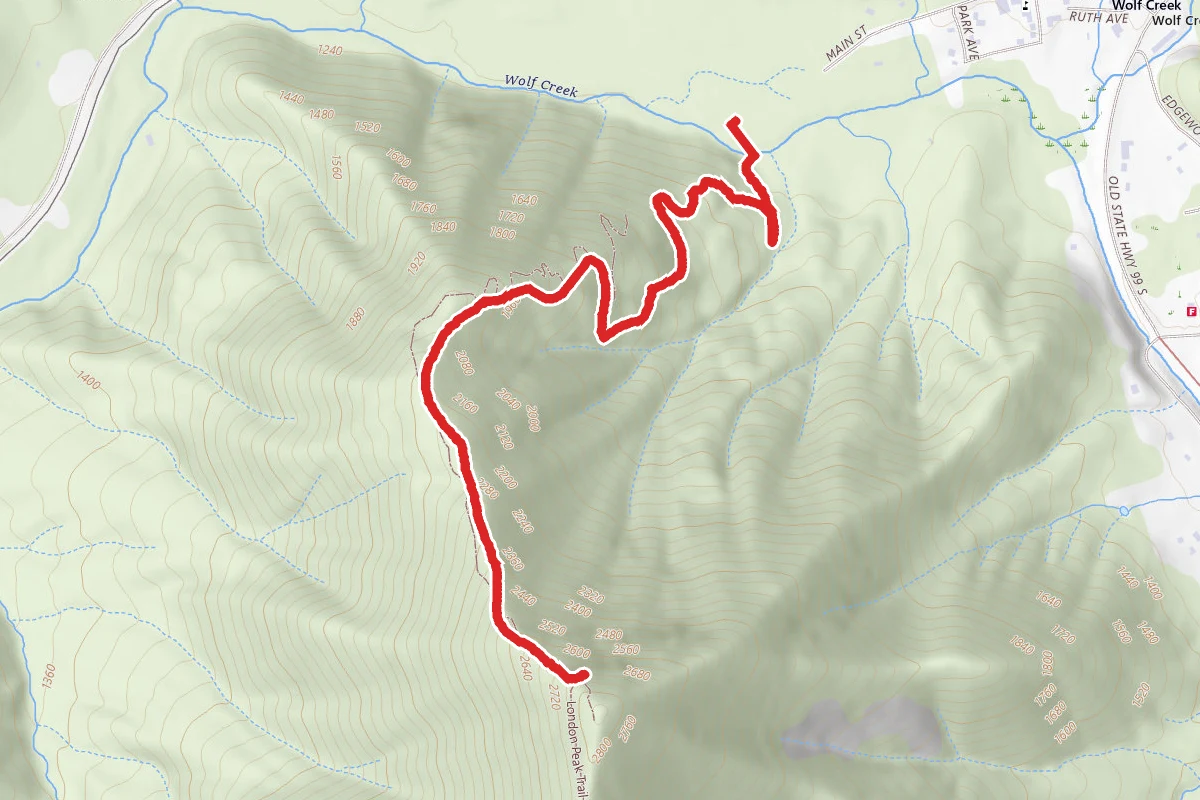 London Peak Access Trail