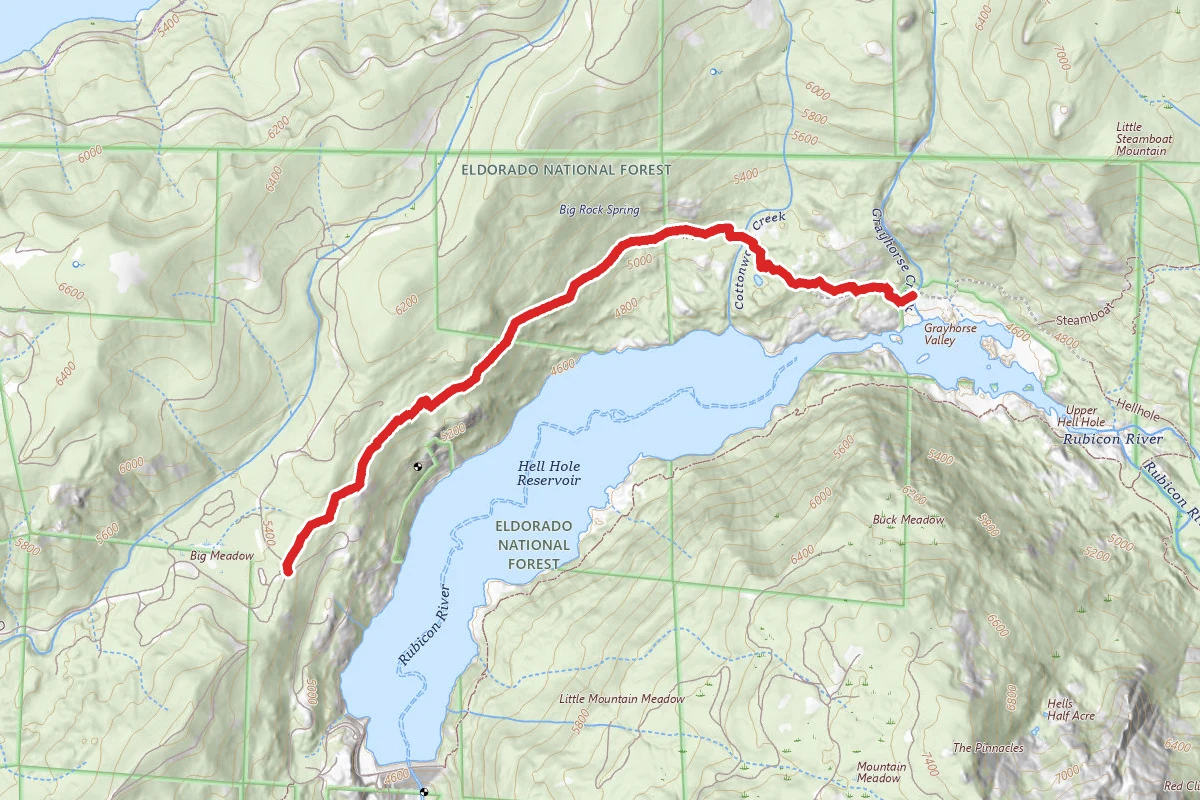 Hell Hole Reservoir OHV Trail