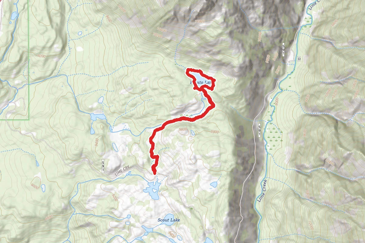 Potato Lake via Spud Lake Trail