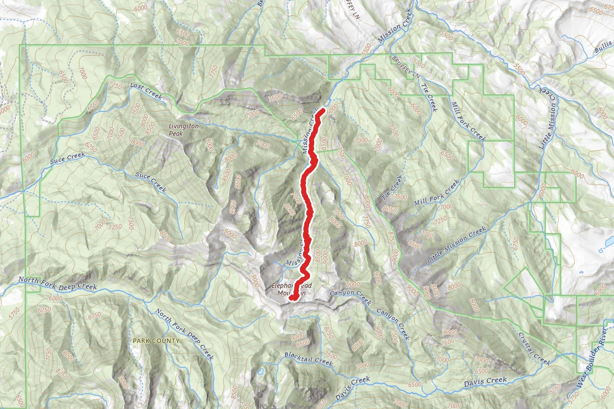 Elephant Head Peak Trail