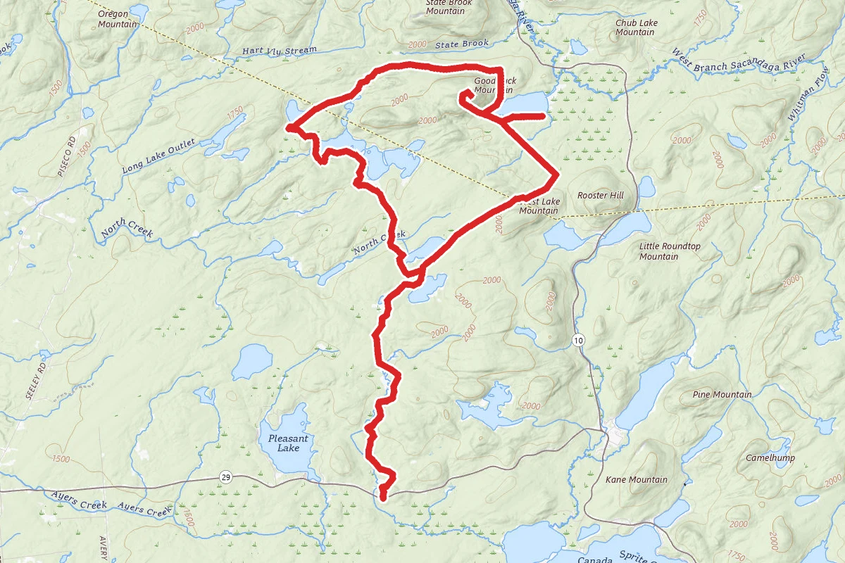 Good Luck Mountain and Spectacle Lake Loop