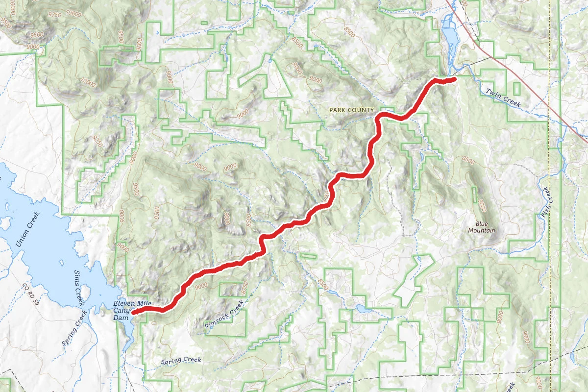 Eleven Mile Canyon OHV Route