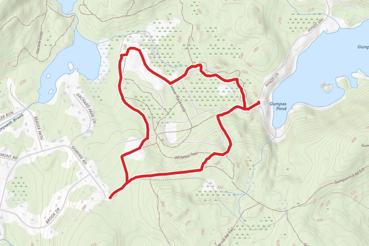 Cottontail Lane, Gumpus Hill and Whitetail Trail