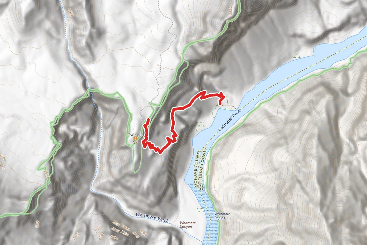 Grand Canyon via Whitmore Canyon Trail