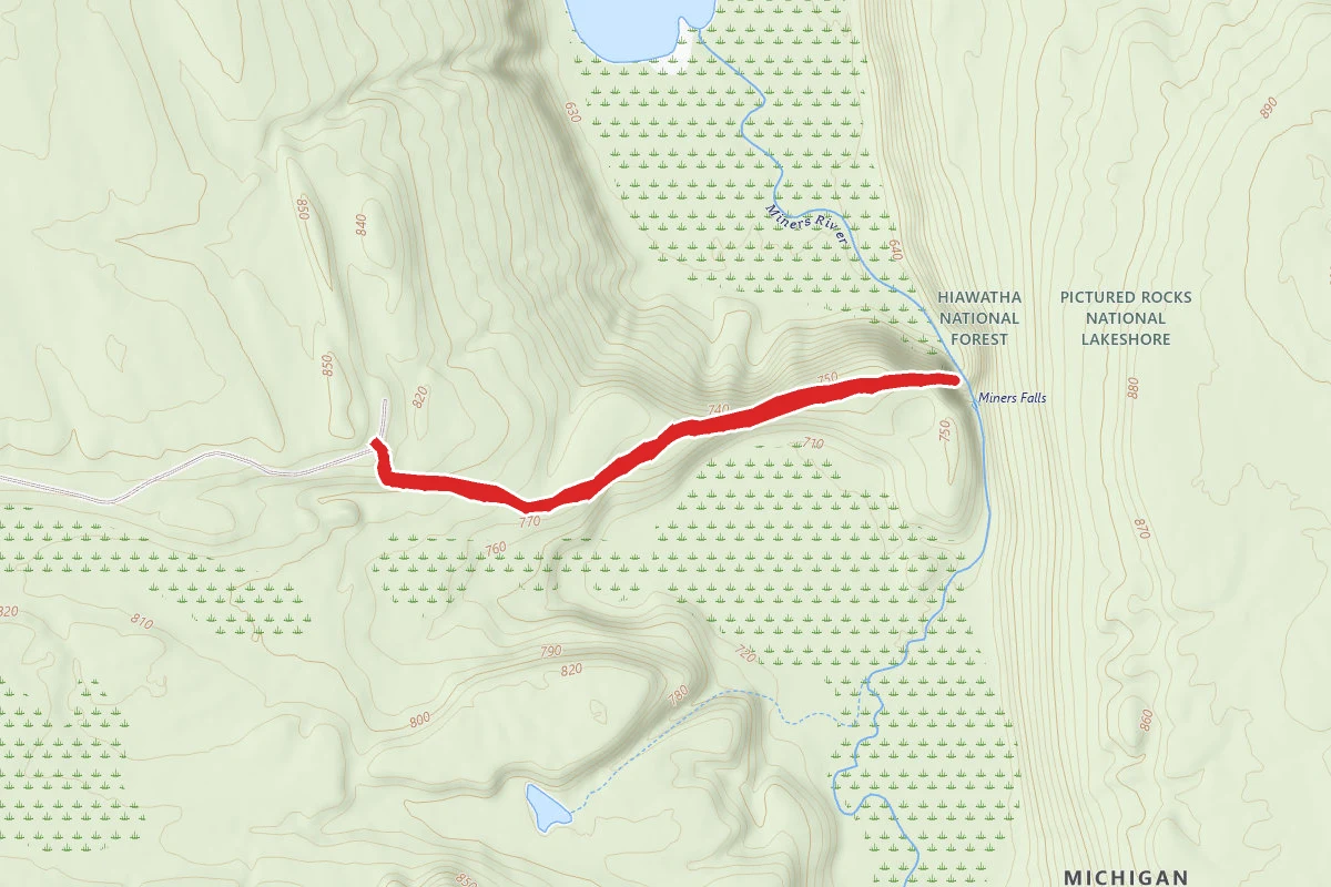 Miners Falls Trail