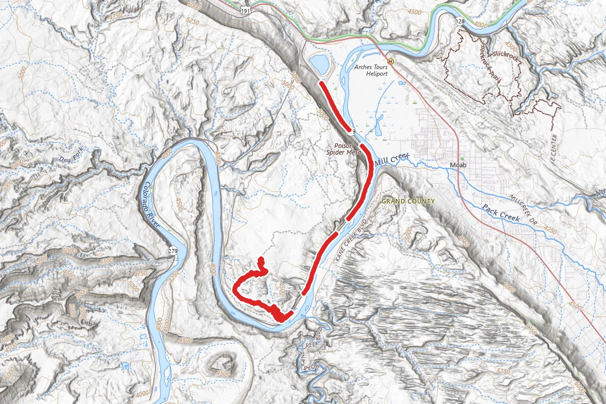 Poison Spider First Section OHV Trail