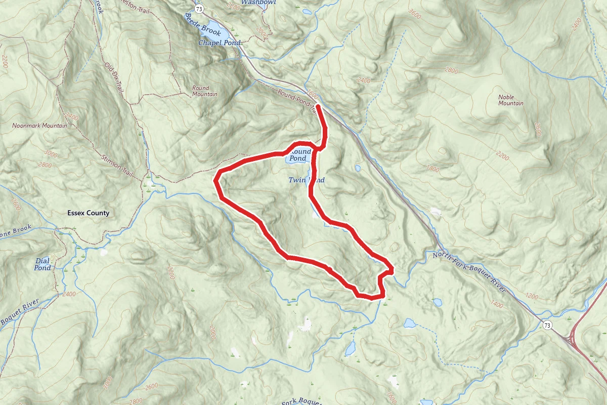 Round Pond Peaks Trail
