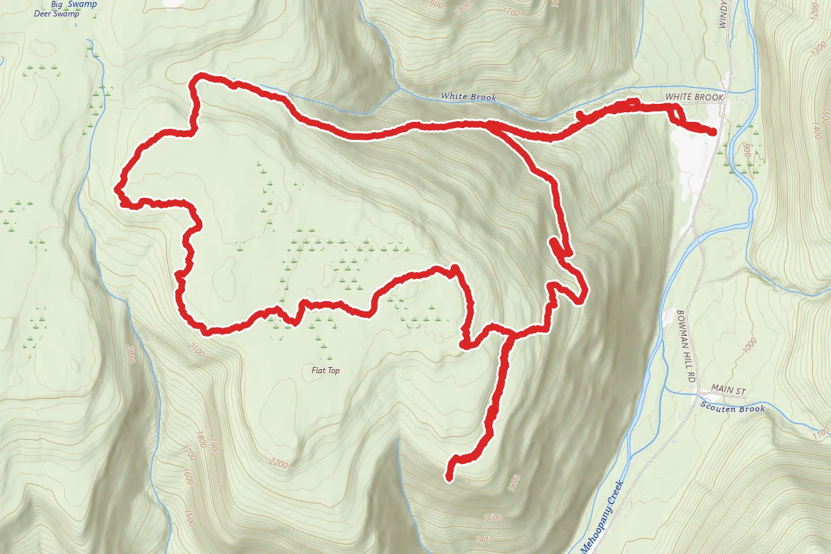 Flat Top, Raven Rock Vista, and Ledges via Hidden Passage Trail