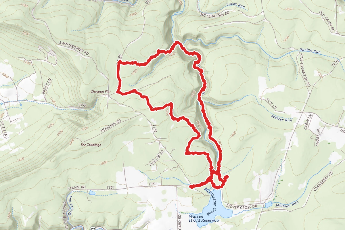 McElhattan Watershed Loop Trail