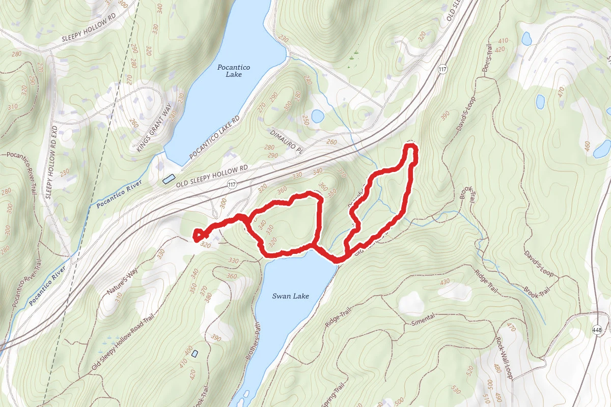 Deer Run, Pleasant Path, and Old Railroad Double Loop
