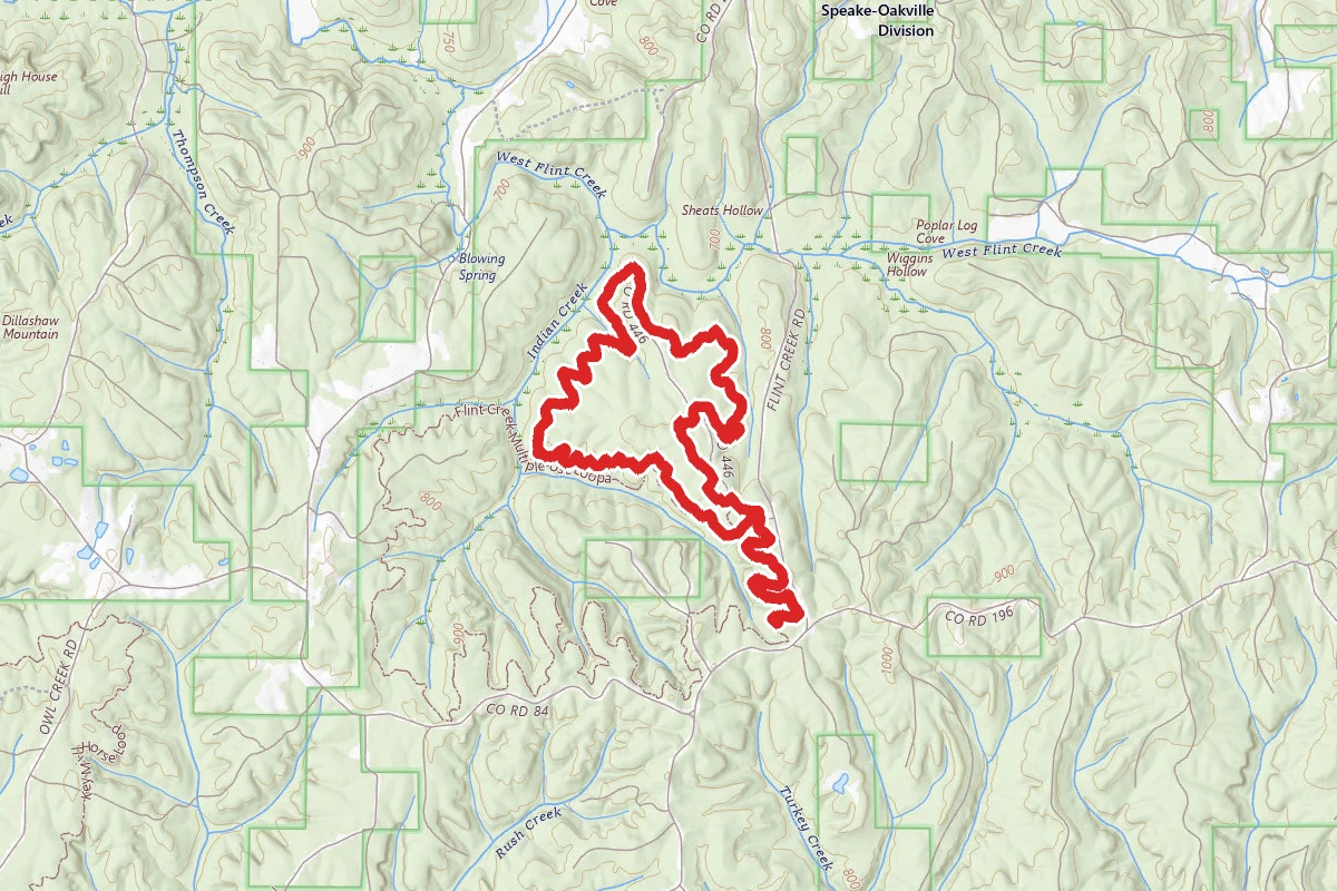 Flint Creek Red Loop