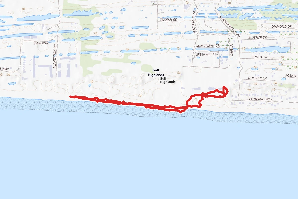 Gulf Highlands Sand Dunes
