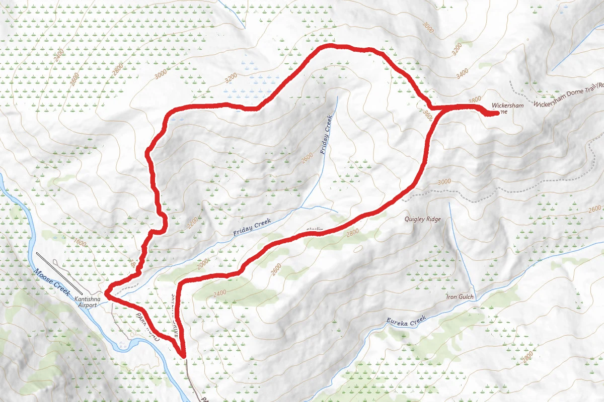 Wickersham Dome Loop