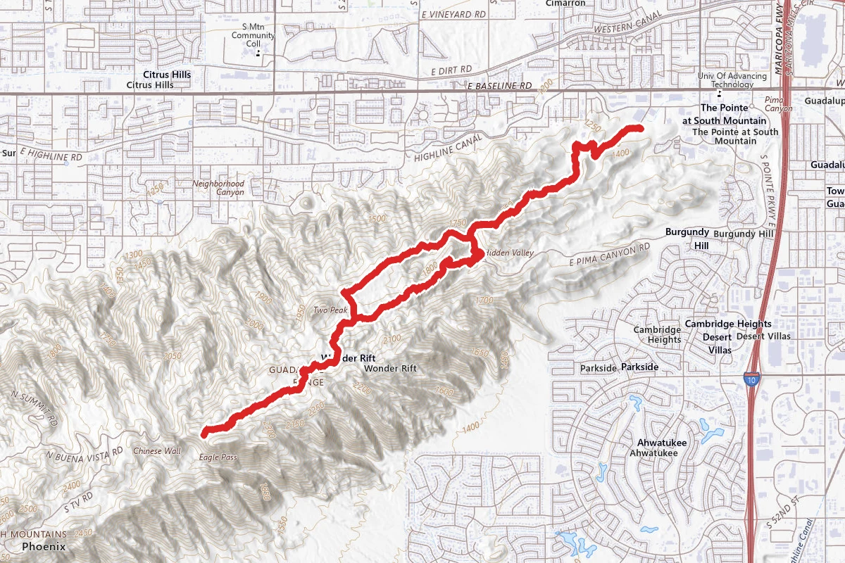Javelina, Mormon and National Trail