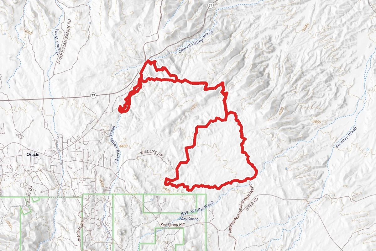 Oracle State Park Area Trails
