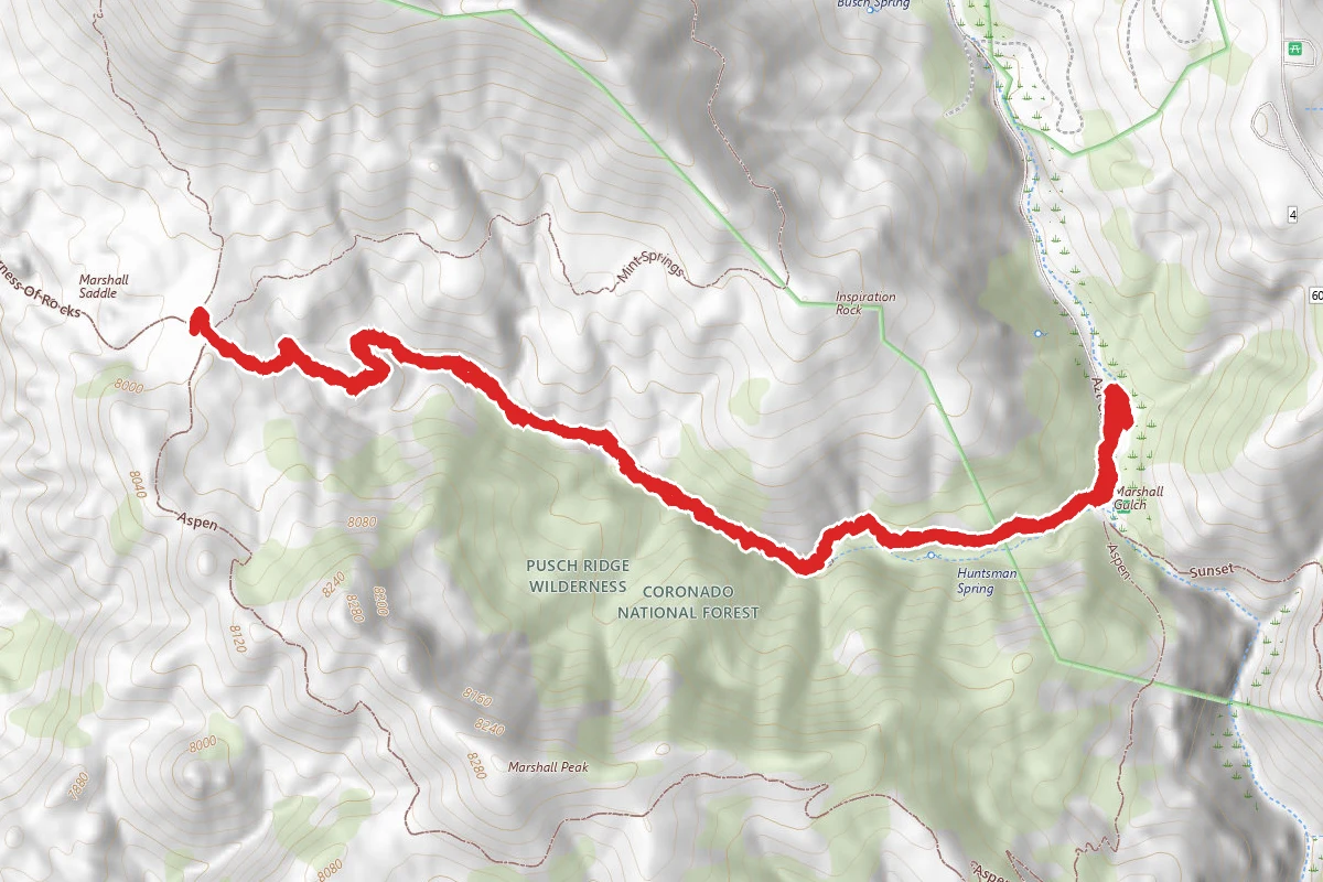 Marshall Gulch Trail #3