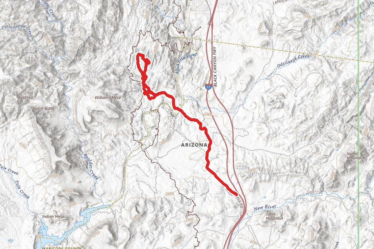 Lower Terminator and Judgment Day OHV Trail