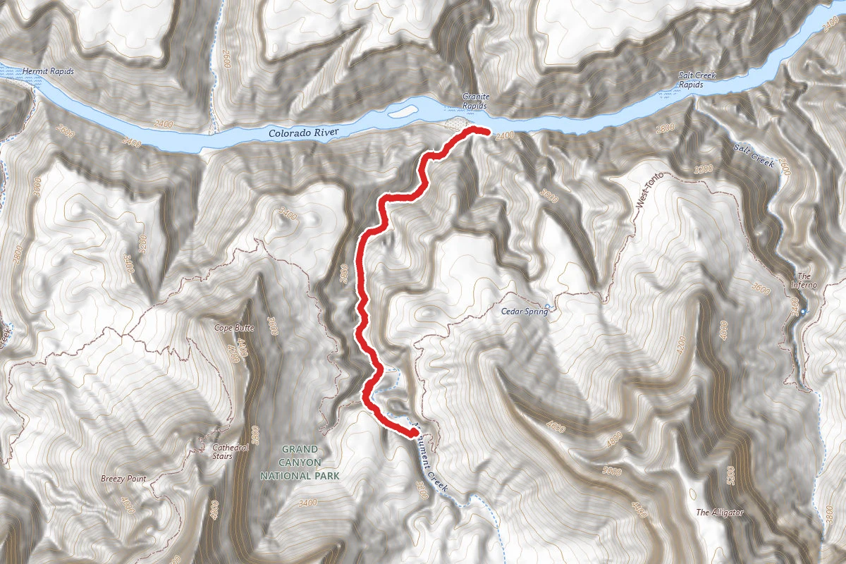 Granite Rapids via Monument Creek Trail