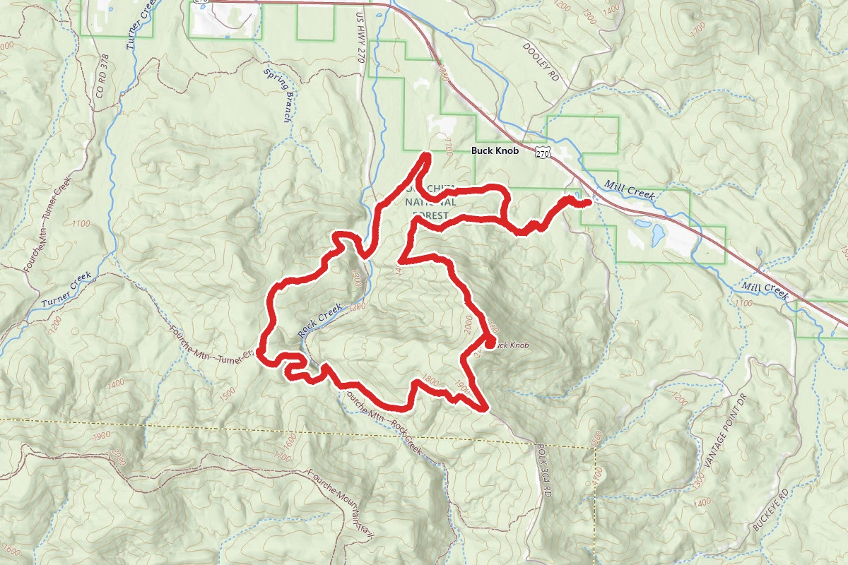 Fourche Mountain Trail