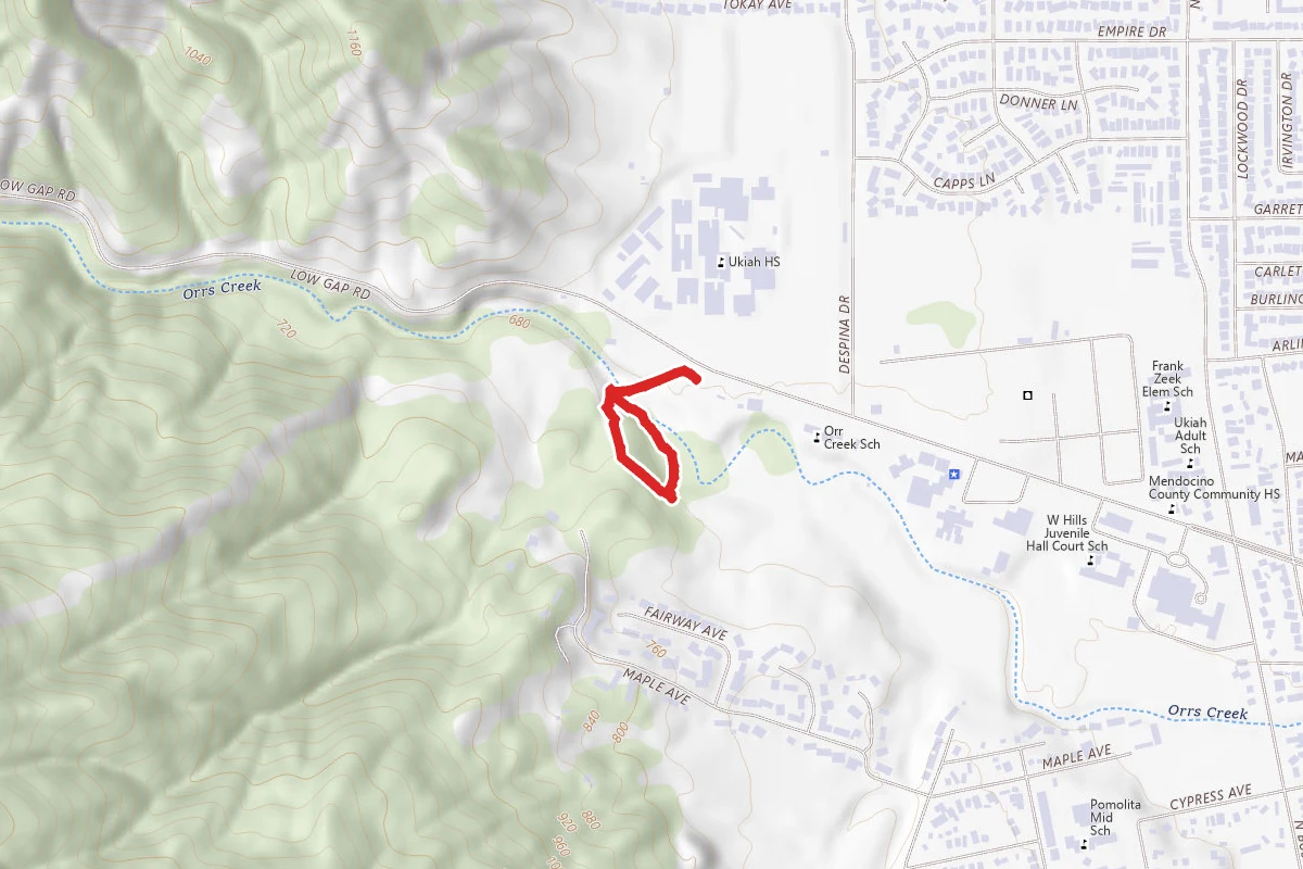 Lower Orr Creek Loop Trail