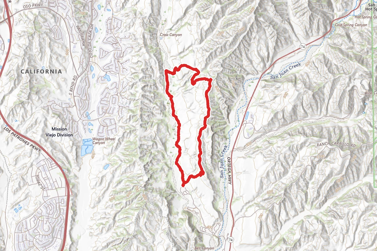 East Ridge, Oso, Bell Canyon and Oak Trails
