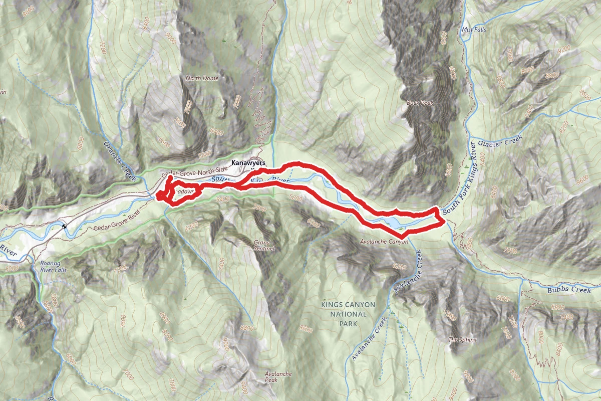 Zumwalt Meadow Trail to Kanawyers Trail Loop