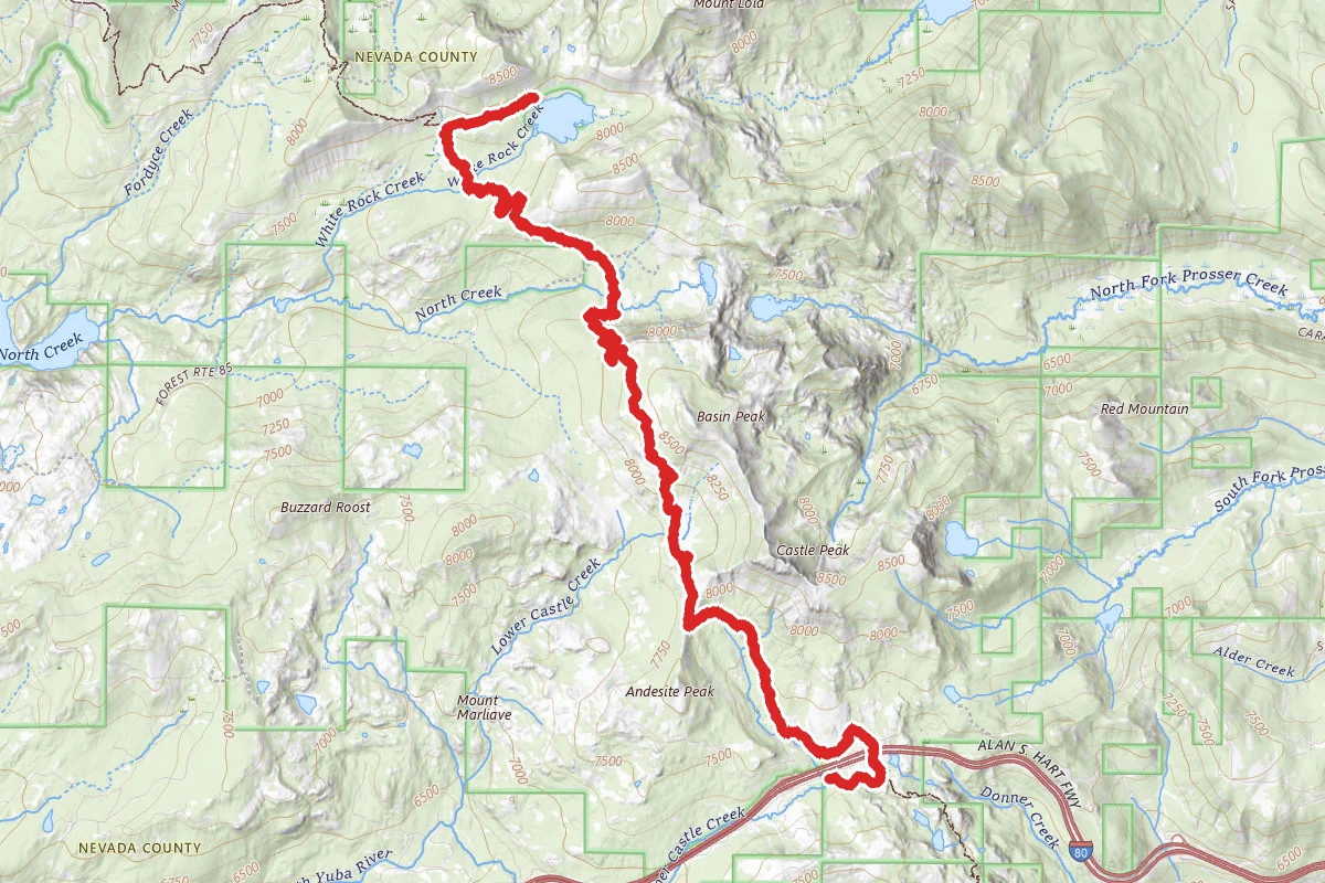 White Rock Lake Via Pacific Crest Trail