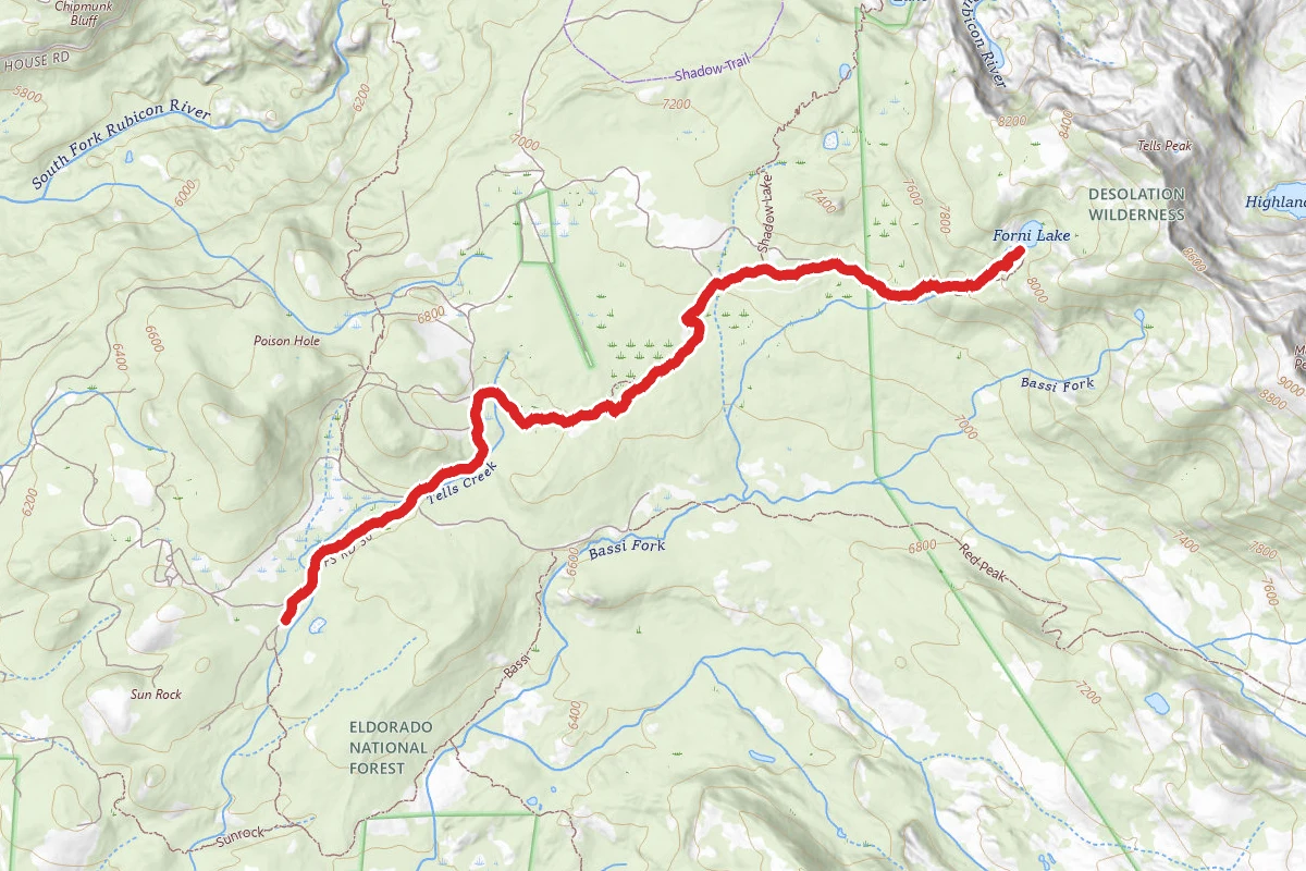 Highland Trail to Forni Lake