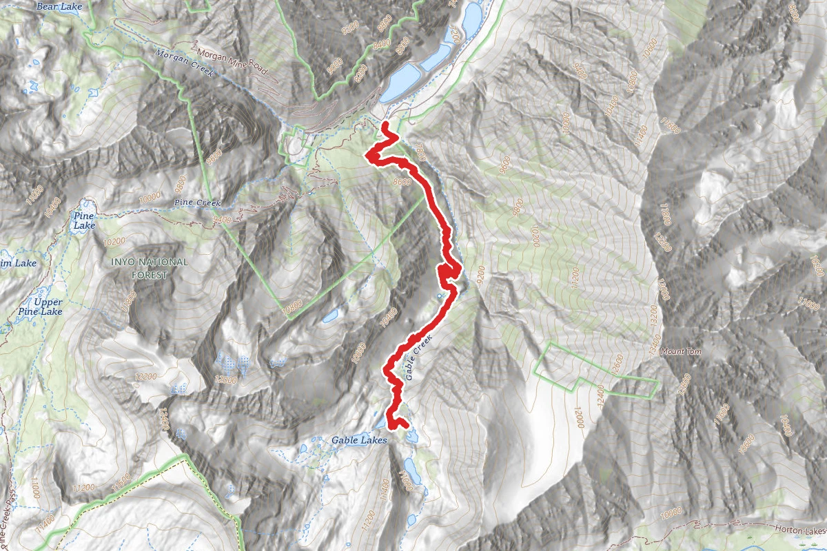 Gable Lakes Trail
