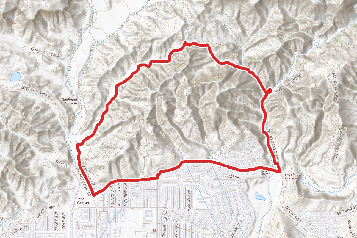 Tapo Canyon Tar Pit Loop