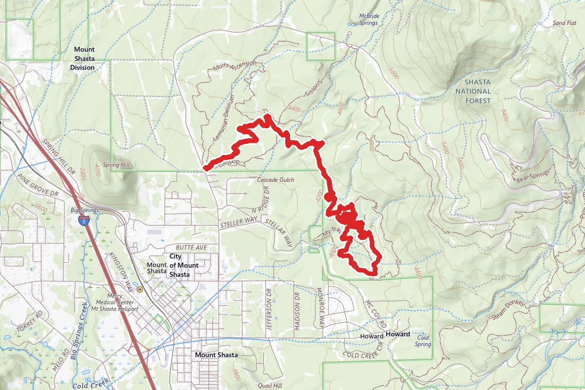Gateway Trail to Marley, Stump, Pig Farm, Tunnel Trail Loop