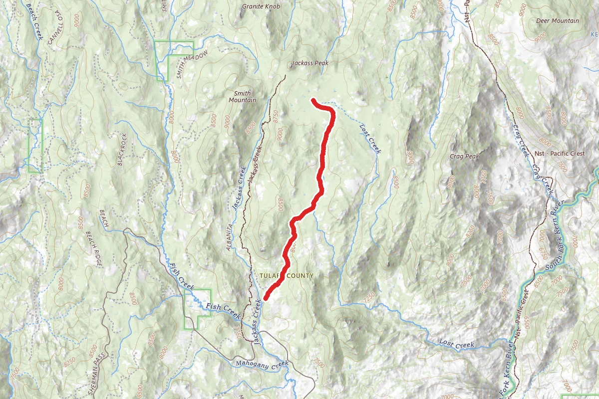 Hooker Meadow Trail