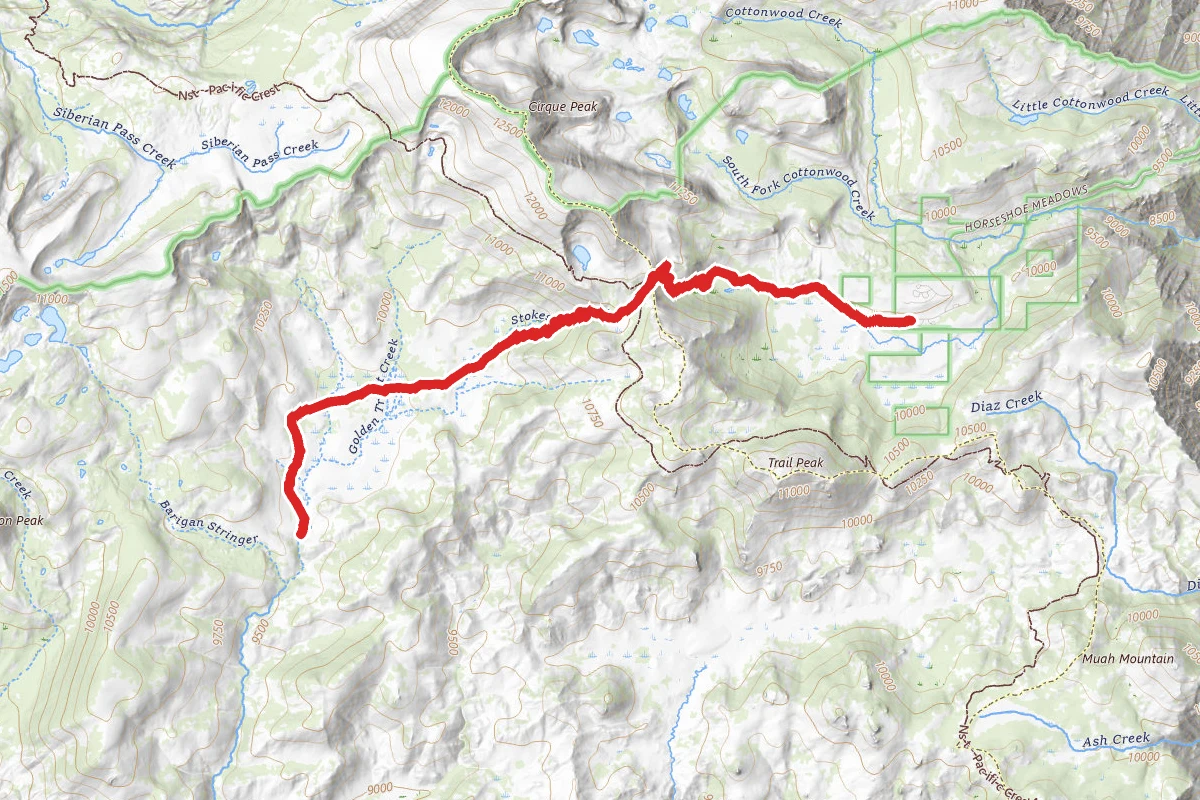 Big Whitney Meadow Trail