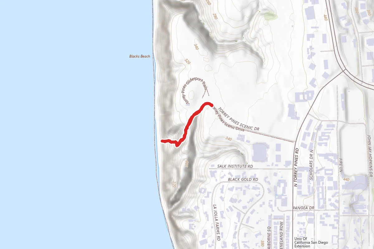 Gliderport to Black's Beach