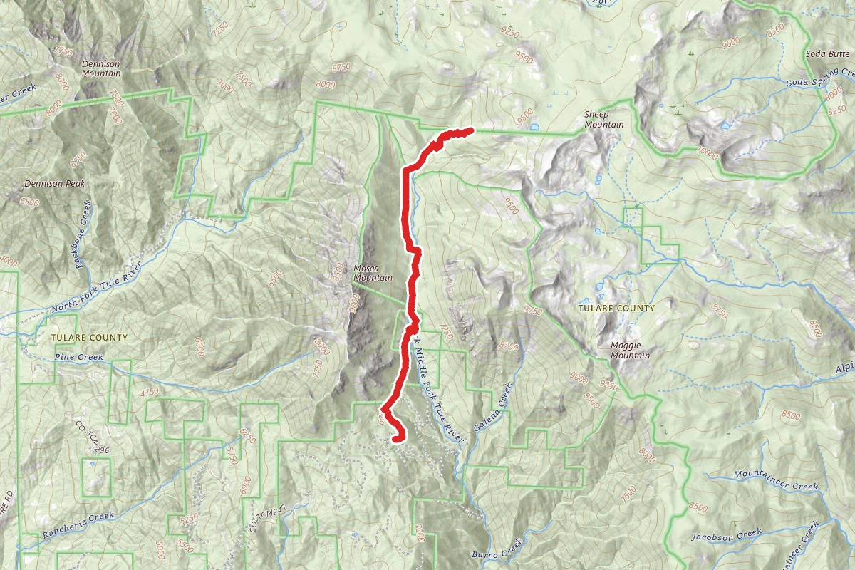 Shake Camp and the Tule River