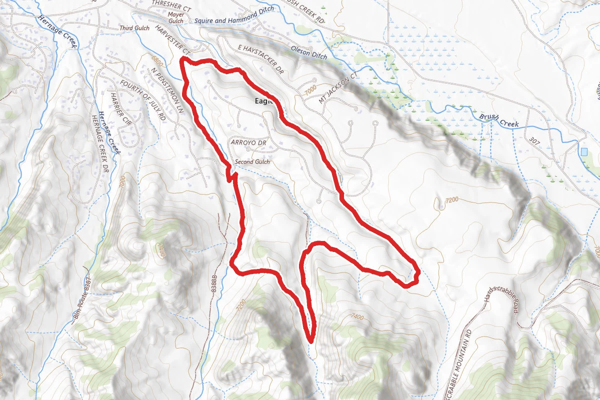 Mayer Gulch to Baily Loop