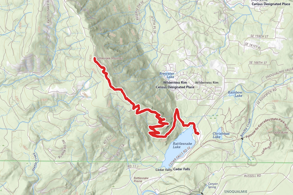 Rattlesnake Ledges to East Peak