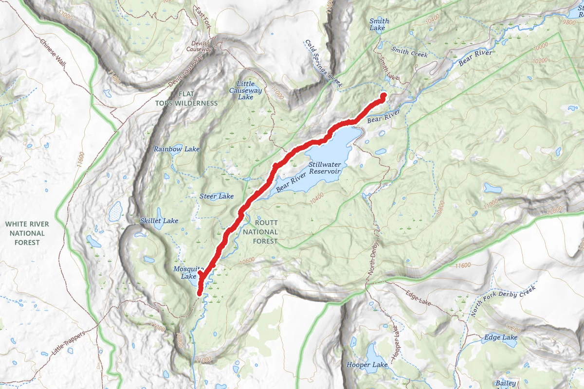 Mosquito Lake via Bear River Trail