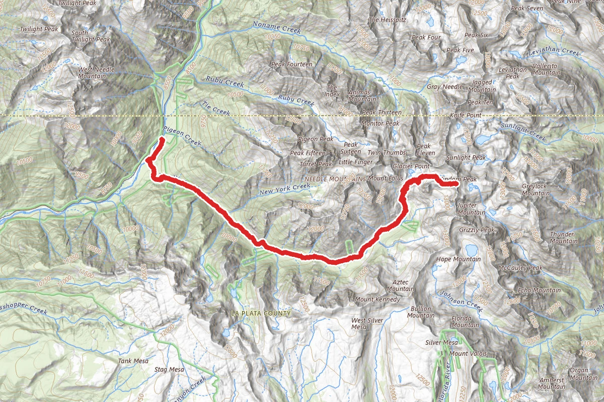 Windom Peak via Needle Creek Trail