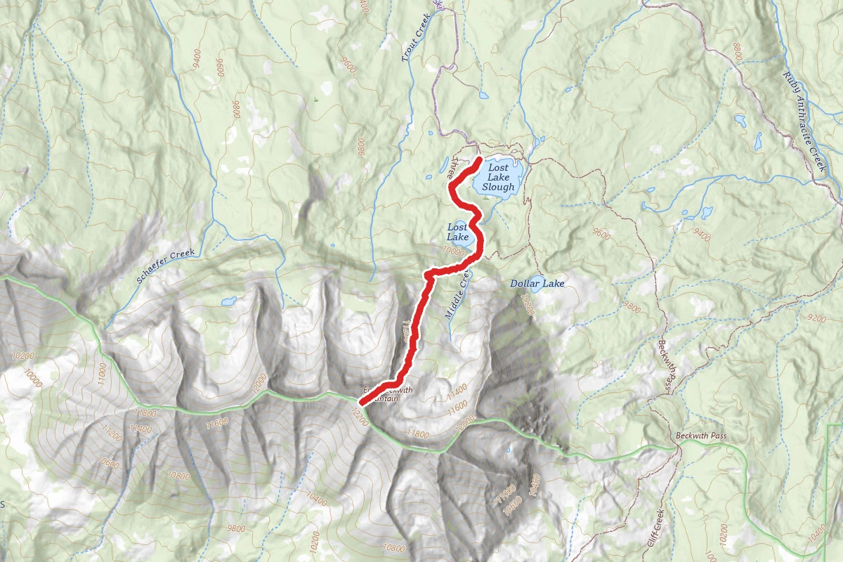 East Beckwith Mountain Summit Trail