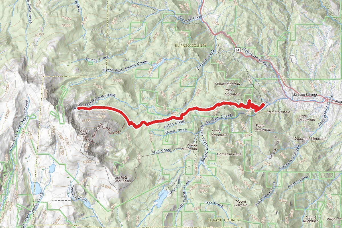 Bottomless Pit Trail via Barr Trail