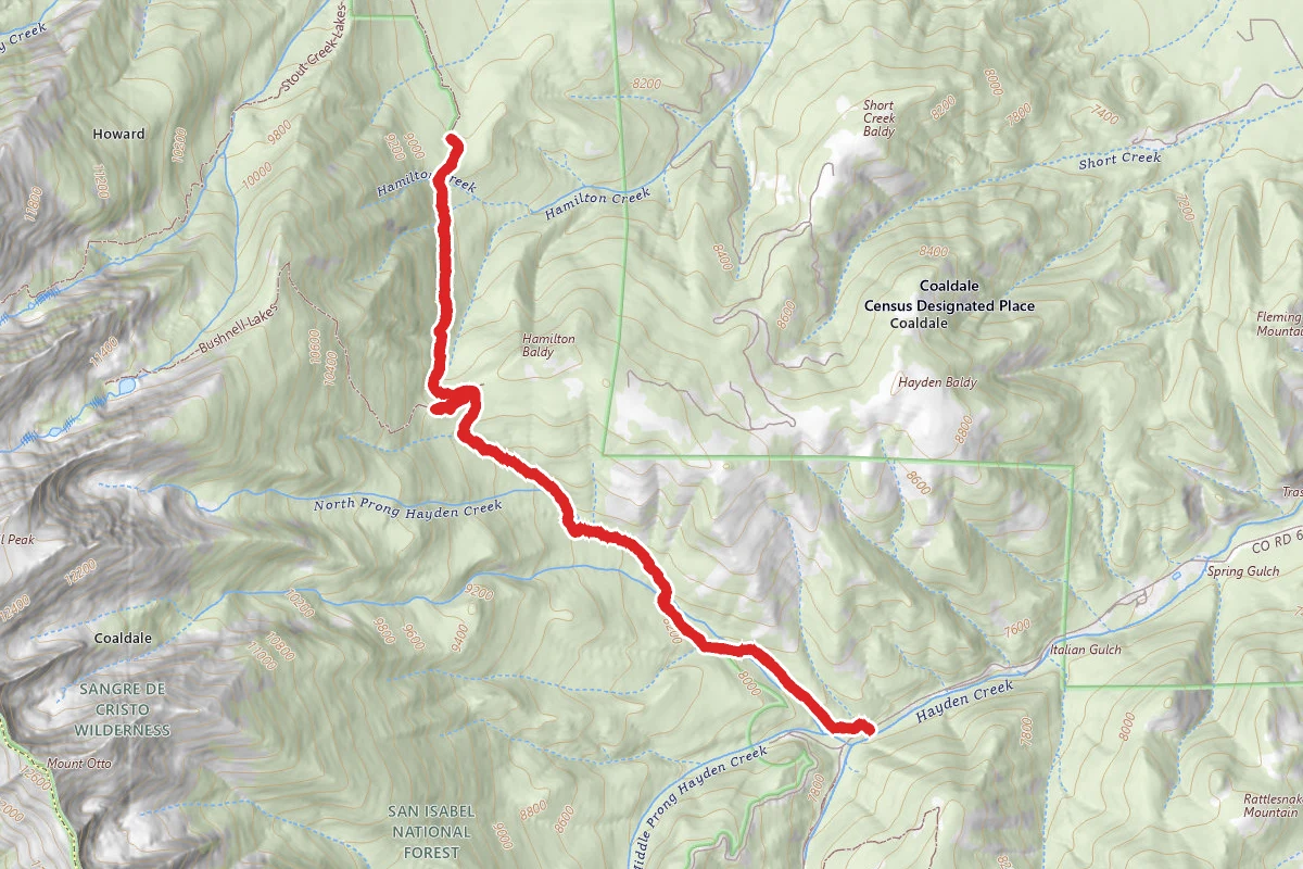 Hayden Creek Rainbow Trail