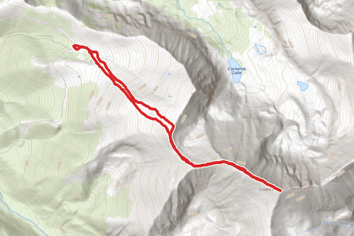 Culebra Peak Trail