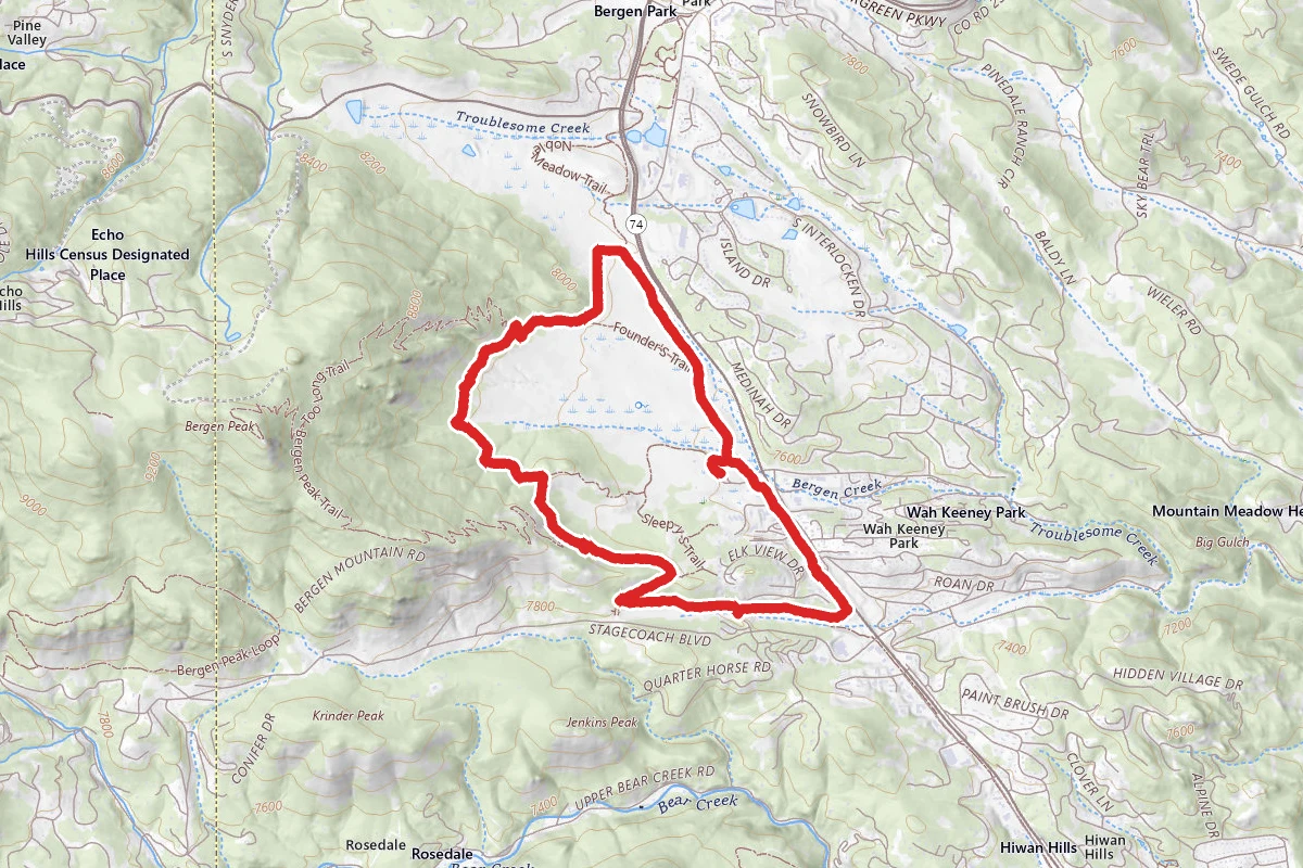 Painter's Pause, Meadow View and Pioneer Trail Loop